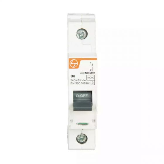 BB10160B EXORA MCB 16A SP 240V AC 10kA B Curve