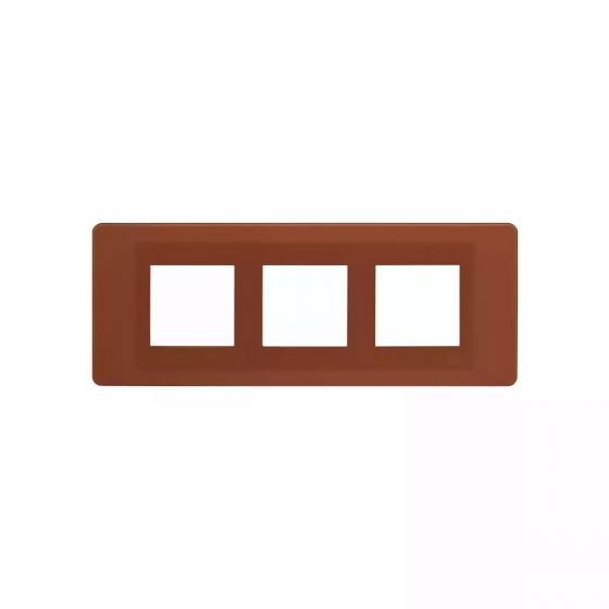 CB91106FS11 entice 6 module plate- Firestorm Orange