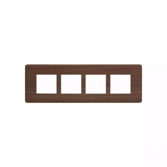 CB91108FA12 entice 8 M plate Horztl- Cinnamon Wood