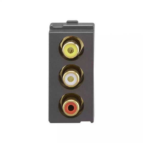 CB91201TG00 entice RCA Connector 1M - Cha Grey