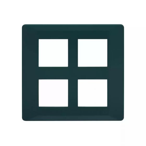 CB91208FD11 entice 8 M plate Square- Bottle Green