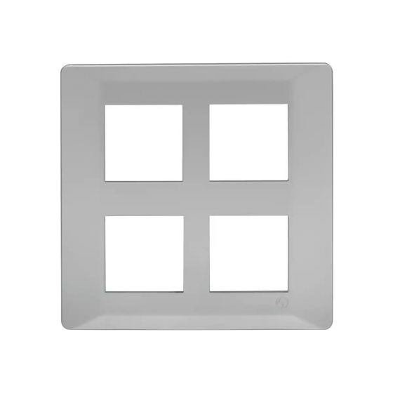CB91208FI11 entice 8 M plate Square- Ice Silver