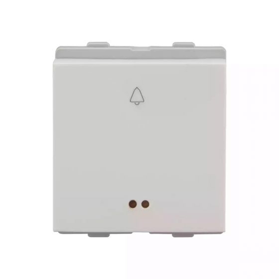 CB91302BW10 entice bell push 10A with indicator 2M White