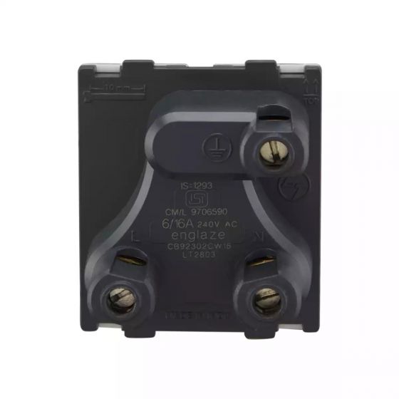 CB91302CW16 entice socket 6A/16A combined with ISI 2M White