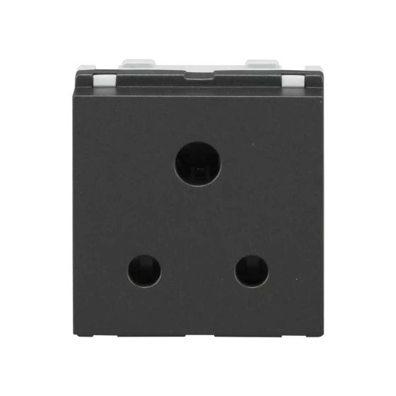 CB91602CG06 entice 3 Pin Socket 6A with ISI - Cha Grey