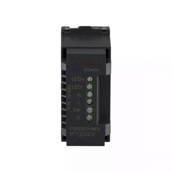 CB91801HG00 entice Bell ind. with Reset 1M-Cha Grey