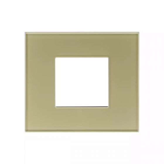 CB92102FC02 englaze 2 module Glass plate C Gold