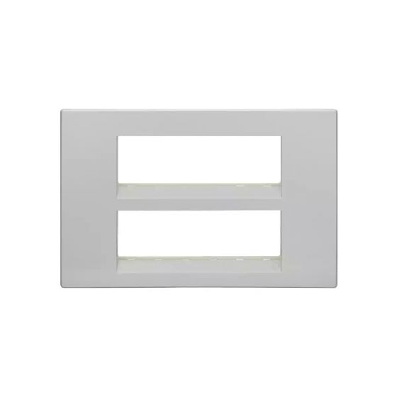 CB92112FS01 englaze 12 module plate M Silver