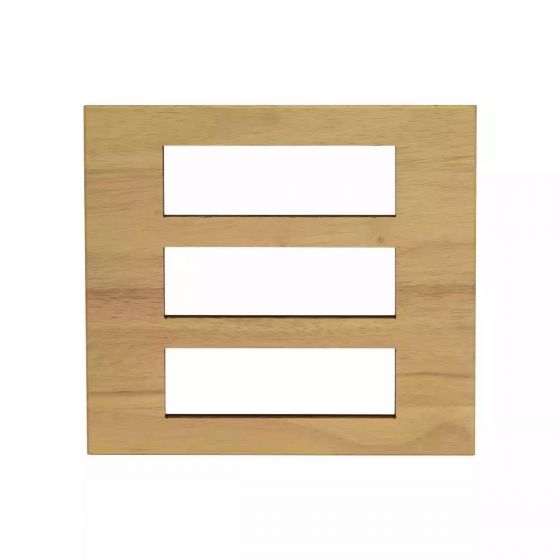 CB92118FB04 englaze 18 M Beige Wood plate