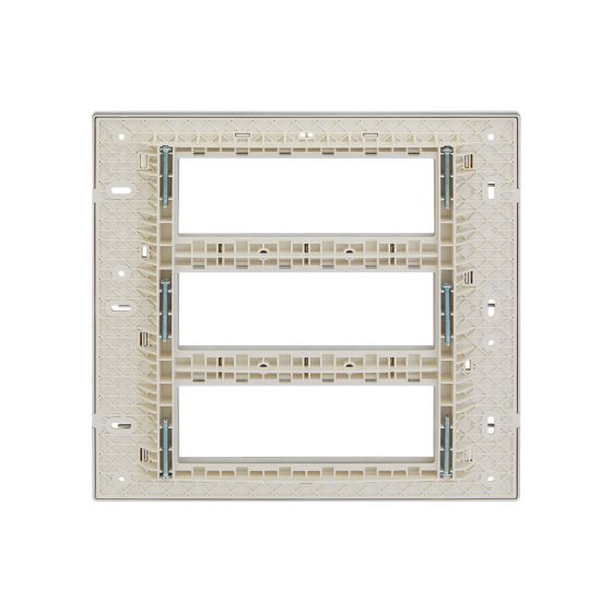 CB92118FS01 englaze 18 module plate M Silver