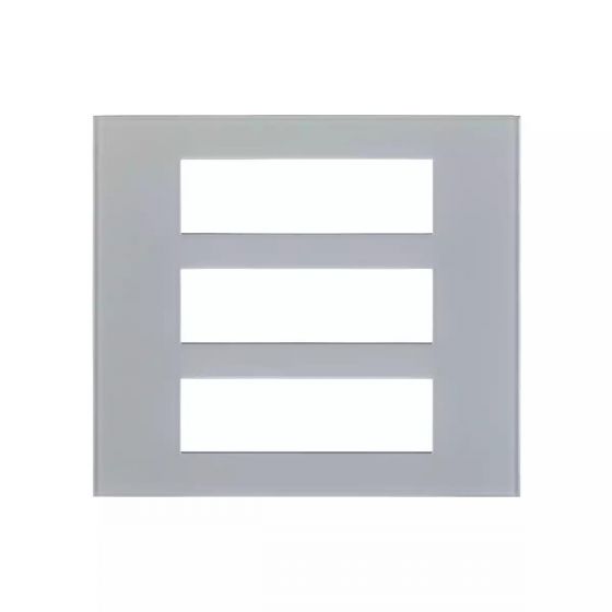 CB92118FS02 englaze 18 M Glass plate S Silver