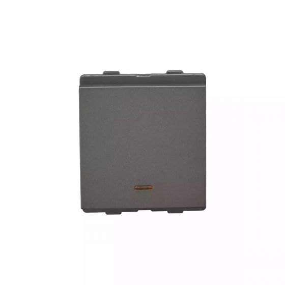 CB92302SM10 englaze Switch 10A 1 Way ind M Grey 2M