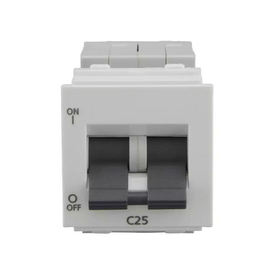 CB93202KW25 enGem 25A DP Mini MCB 3 kA White