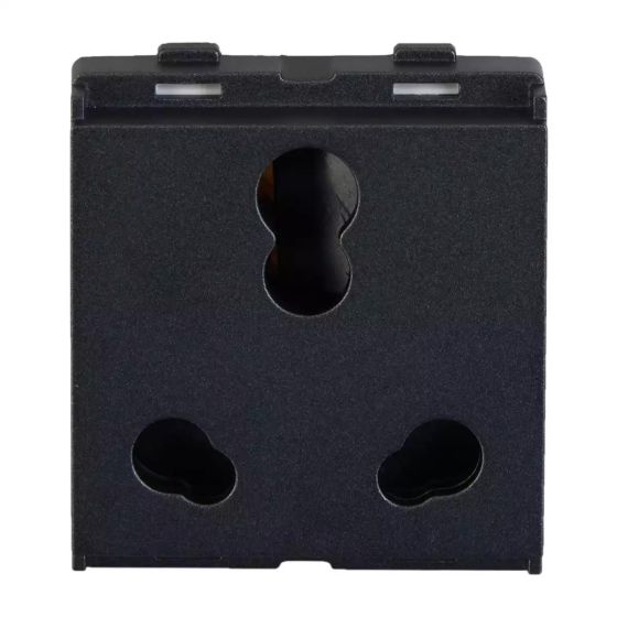 CB93302CS16 enGem socket 6A/16A combined with ISI 2M Stone Grey