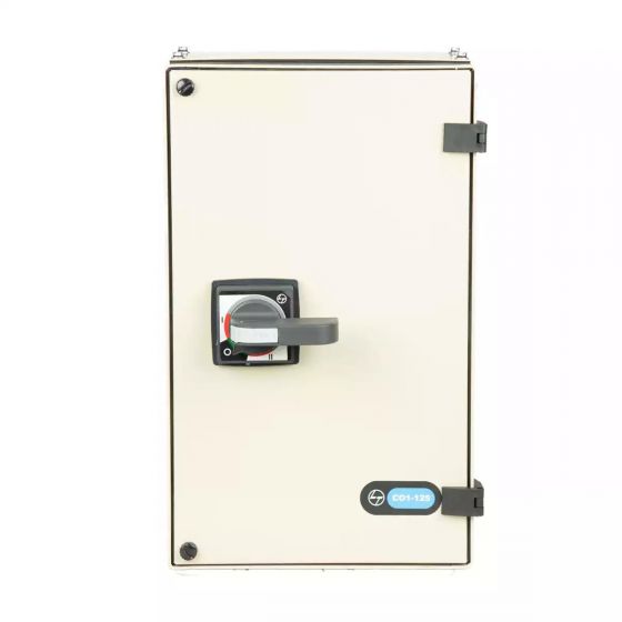 CO11250OSOO C-Line Manual Changeover Switch FR1 125A 4P 415V AC SS Enclosure Extended Handle