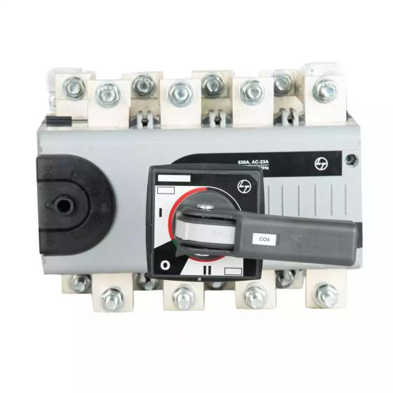 CO44000OOOO C-Line Manual Changeover Switch FR4 400A 4P 415V AC Open Execution Extended Handle