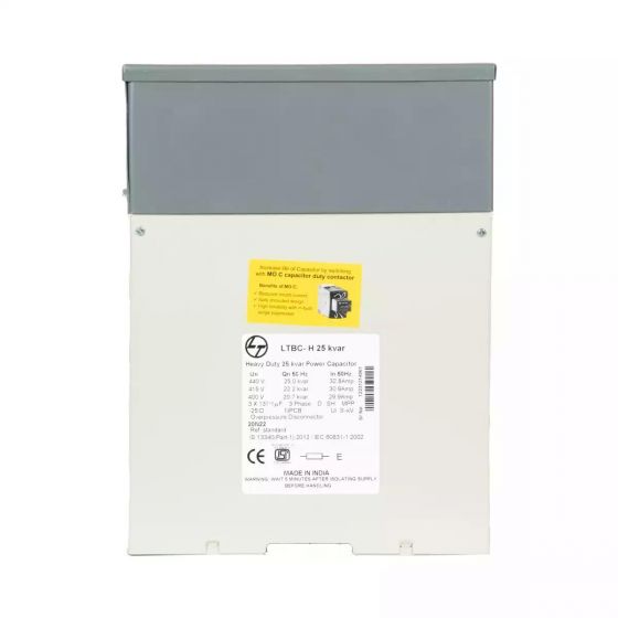 LTBCH312B2 Heavy Duty Box Capacitor 12.5 kVAr 440 VAC