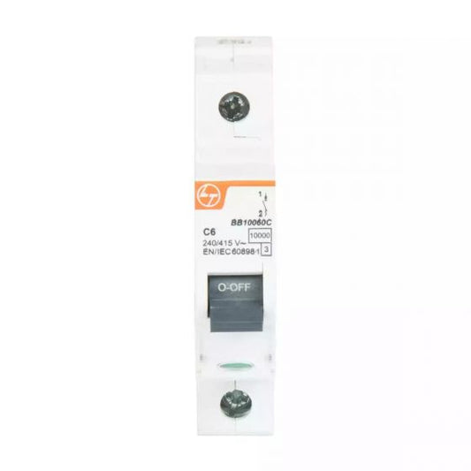 BB10060C EXORA MCB 6A SP 240V AC 10kA C Curve