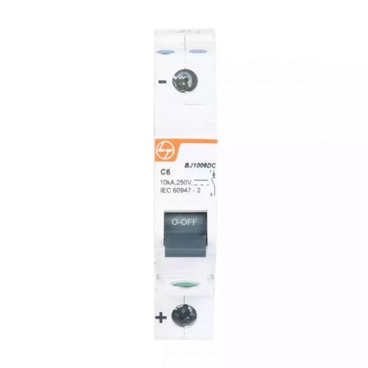 BJ1006DC EXORA MCB 6A SP 250V DC 10kA C Curve