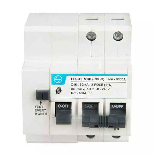 CB90001OOCO Tripper RCBO(EL+MCB) 20A DP 240V AC 6kA 30mA C Curve