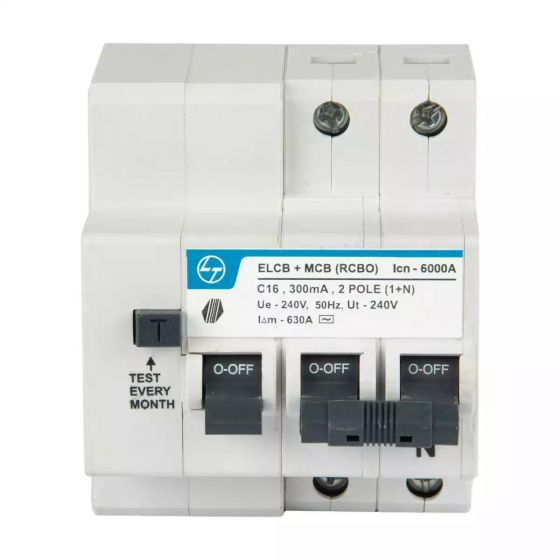 CB90005OOCO Tripper RCBO(EL+MCB) 20A DP 240V AC 6kA 300mA C Curve