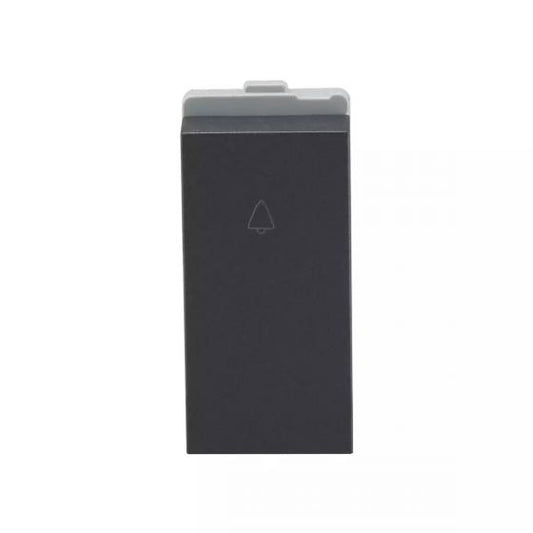 CB91101BG10 entice Bell Push 10A 1M - Cha Grey