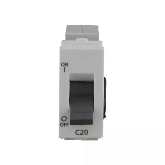 CB91101KW20 entice 20A SP Mini MCB 3 kA White