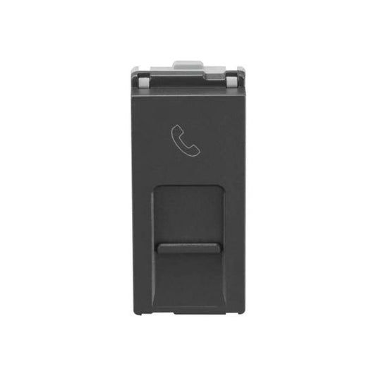 CB91101TG11 entice RJ 11 Shuttered 1M - Cha Grey
