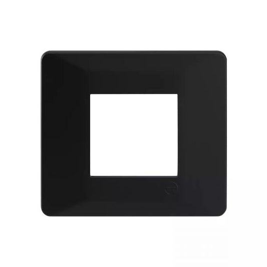 CB91102FI11 entice 2 module plate- Ice Silver
