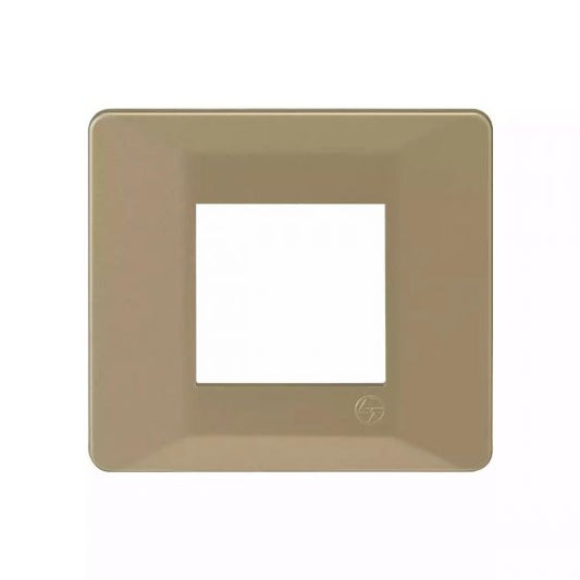 CB91102FU11 entice 2 module plate- Gold Rush