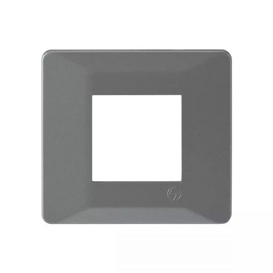 CB91103FE11 entice 3 module plate- Eco Grey