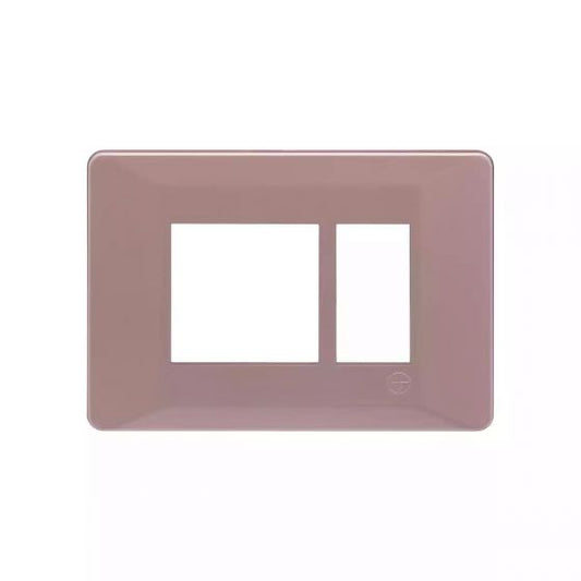 CB91103FL11 entice 3 module plate- Rose Gold