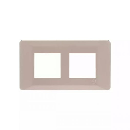 CB91104FL11 entice 4 module plate- Rose Gold