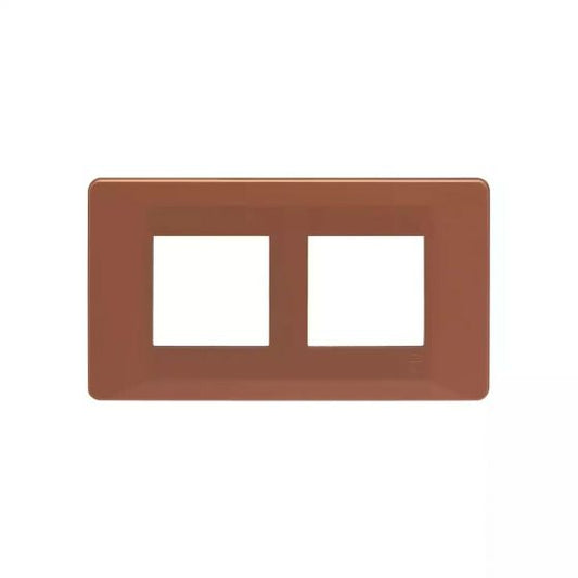 CB91104FS11 entice 4 module plate- Firestorm Orange