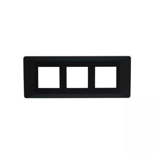 CB91106FB11 entice 6 module plate- Black Beauty