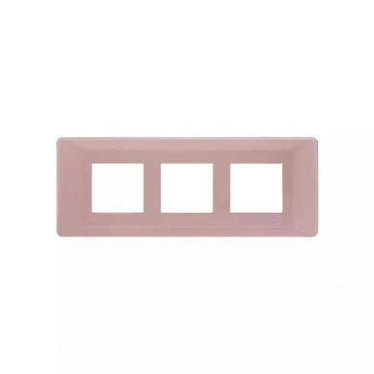 CB91106FL11 entice 6 module plate- Rose Gold