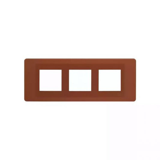 CB91106FS11 entice 6 module plate- Firestorm Orange