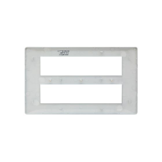 CB91116FI11 entice 16 module plate- Ice Silver