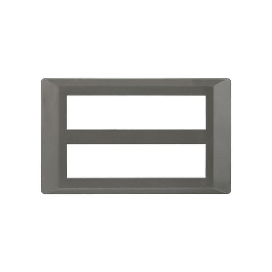 CB91116FM11 entice 16 module plate- Metallic Grey