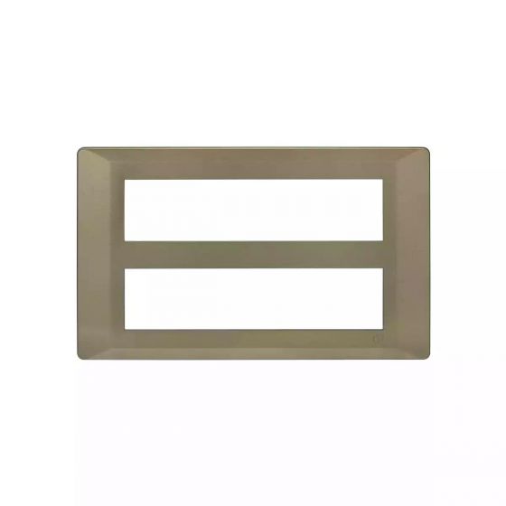 CB91116FR11 entice 16 module plate- Rustic Gold