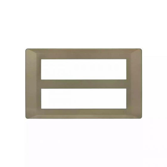 CB91116FR11 entice 16 module plate- Rustic Gold