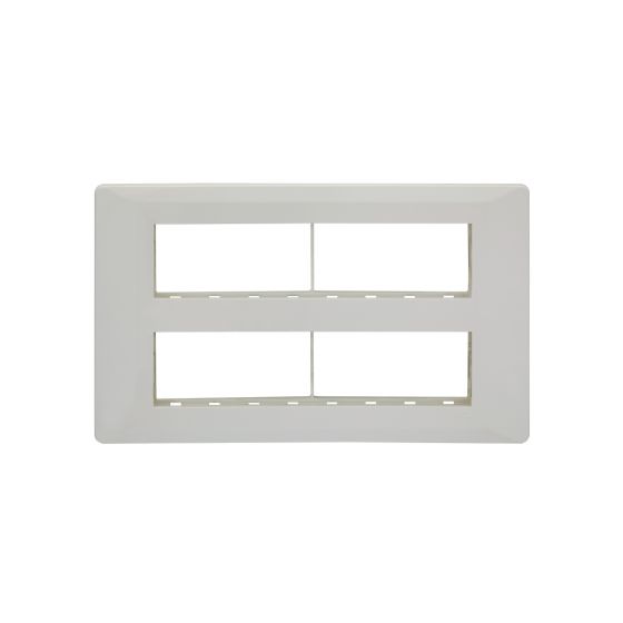 CB91116FW00 entice 16 module grid frame + 16 Module Cove White