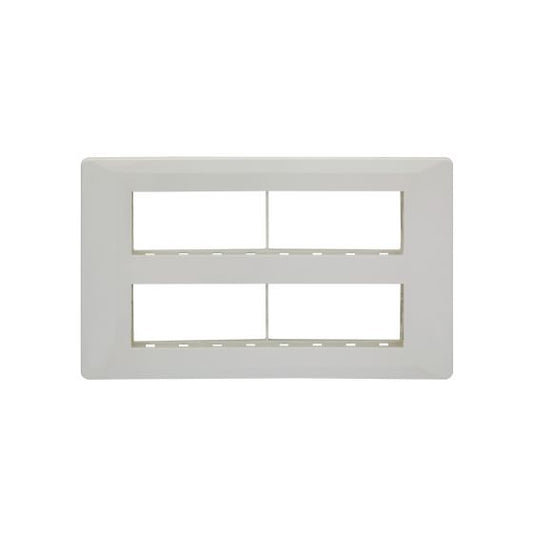 CB91116FW00 entice 16 module grid frame + 16 Module Cove White
