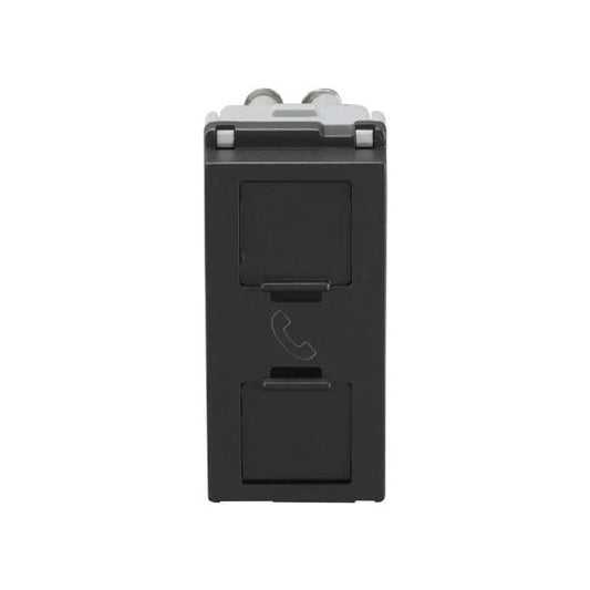 CB91201TG11 entice Twin RJ 11, 1M - Cha Grey