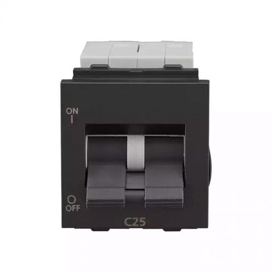 CB91202KG25 entice 25A DP Mini MCB 3 kA C Grey