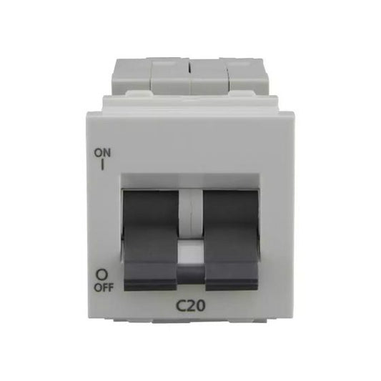 CB91202KW25 entice 25A DP Mini MCB 3 kA White