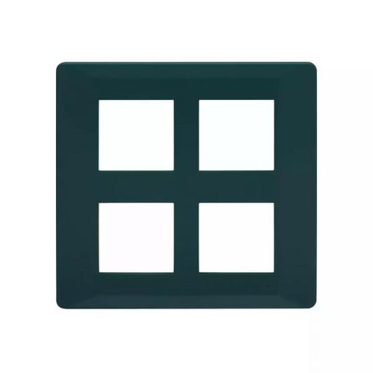 CB91208FD11 entice 8 M plate Square- Bottle Green