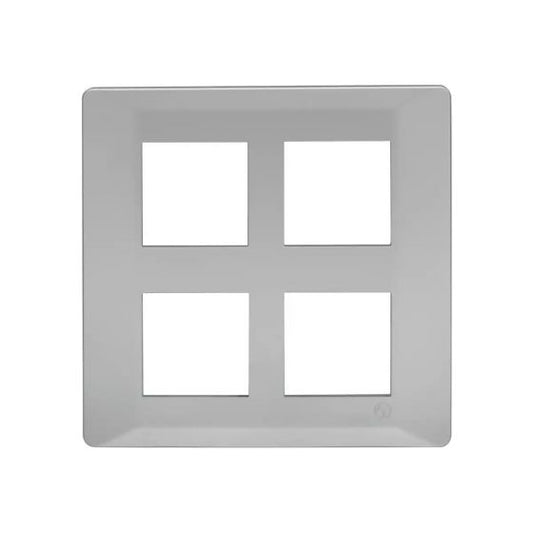 CB91208FI11 entice 8 M plate Square- Ice Silver