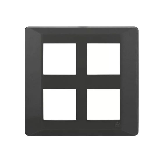CB91208FM11 entice 8 M plate Square- Metallic Grey