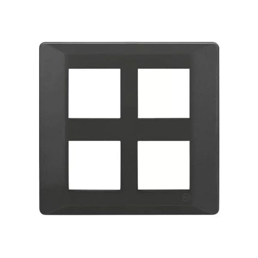 CB91208FM11 entice 8 M plate Square- Metallic Grey